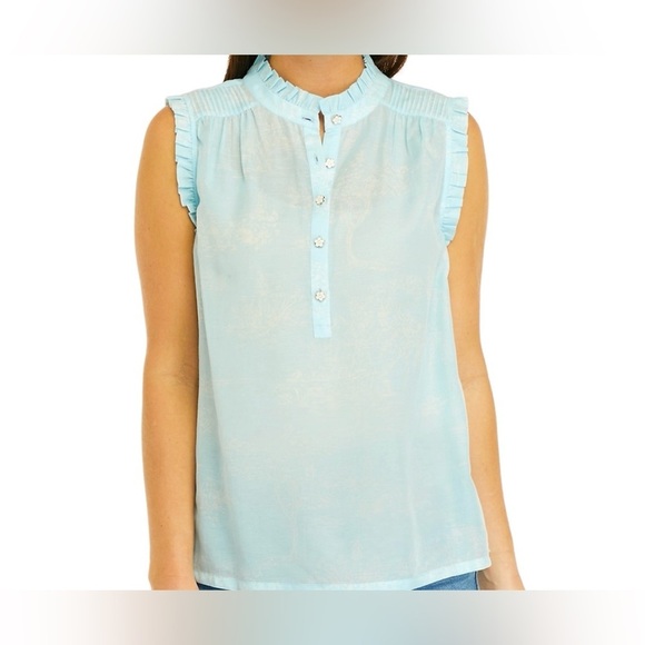 Biltmore Women's Sleeveless Ruffle Tank
Top,Light Blue,Size M,Brand New, NWT - Picture 9 of 9